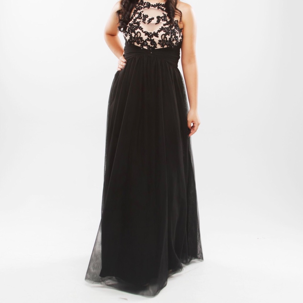 Black formal dress